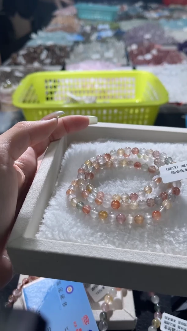 未镶嵌手链水晶437号 多样性发一Q  5+