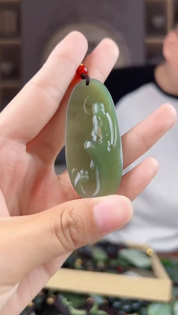 未镶嵌和田玉挂件拍一发一
