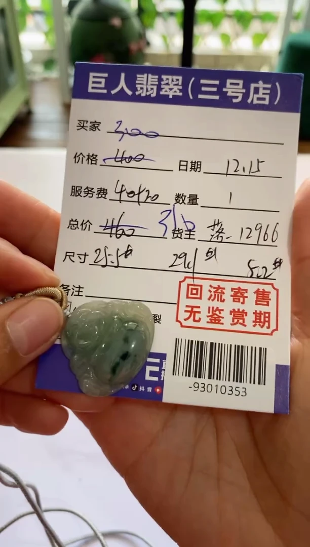 【闪购商品】翡翠颈饰未镶嵌多人-93010353