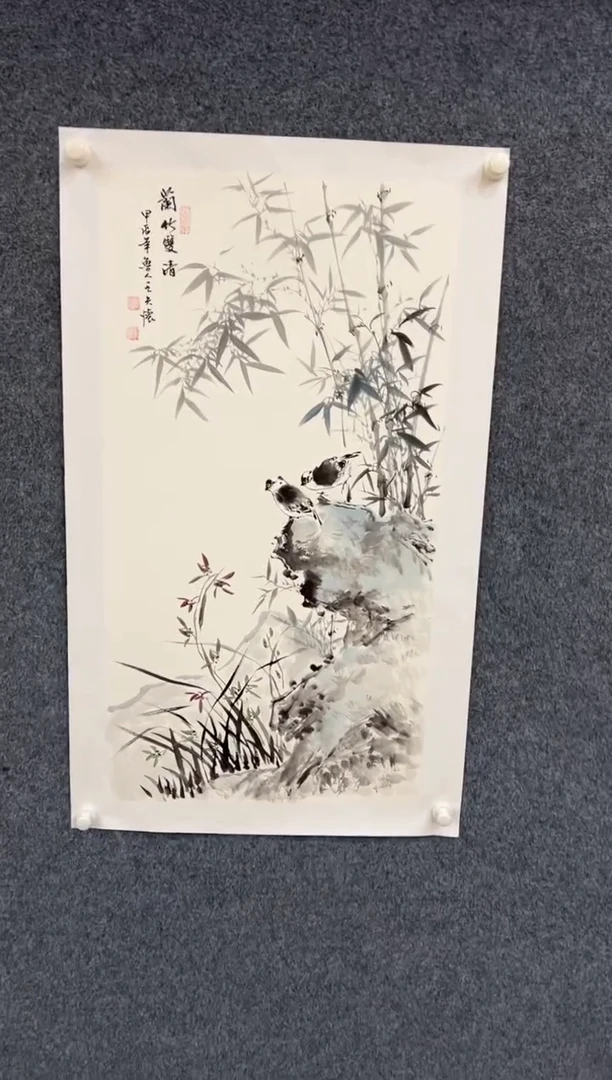 【闪购商品】国画1.19-王夫怀-三尺花鸟-009