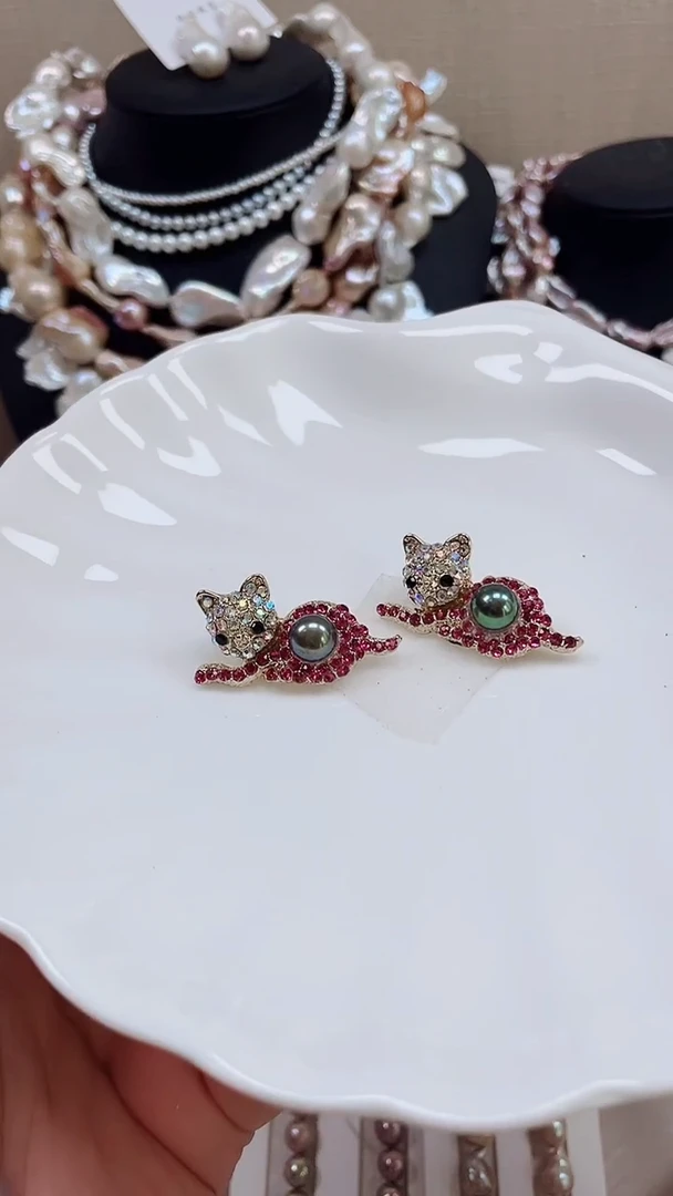 未镶嵌胸针淡水珍珠【纯恬饰品】（多样性发货发一）