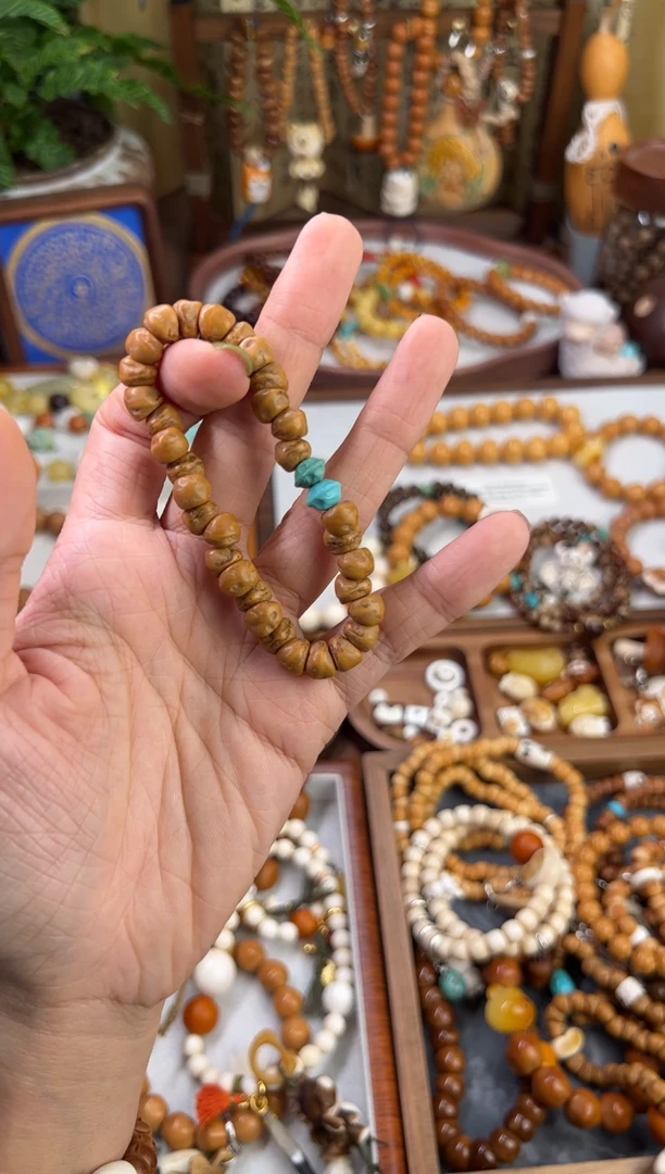 手串柏香籽/百香籽百香籽大肠（松籽）原创设计手串