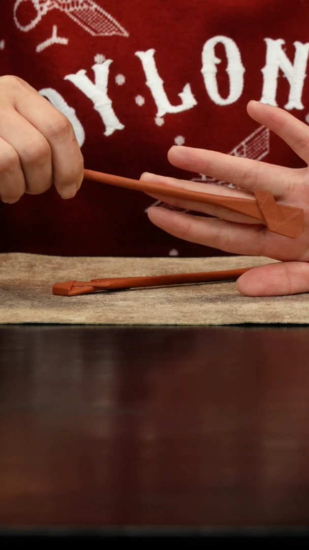 【闪购商品】三川堂紫砂朱泥发簪