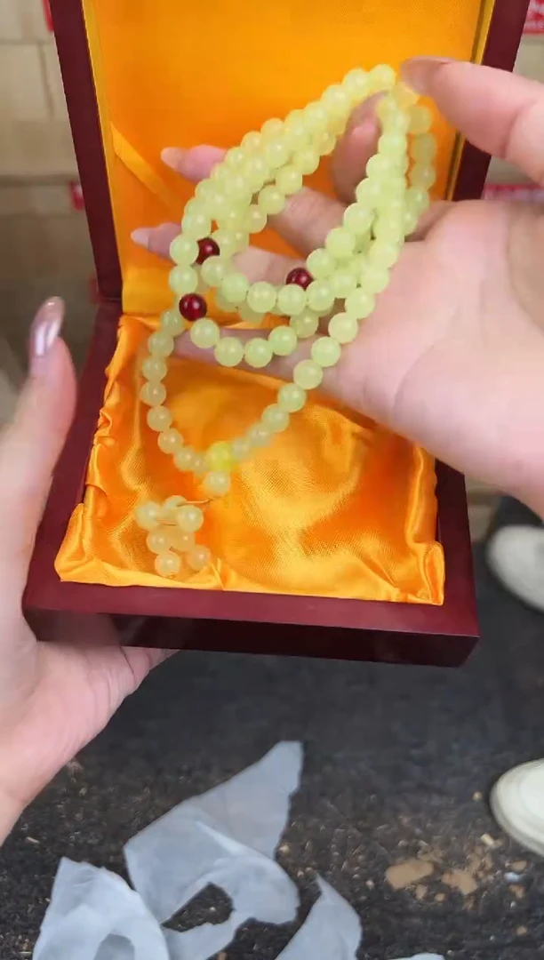 万家文玩阁夜明珠108颗链接@@SP419