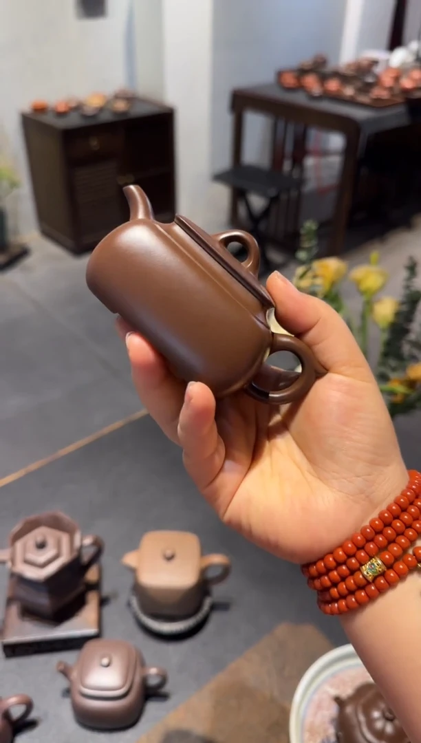 茶壶紫砂长四方 紫砂壶