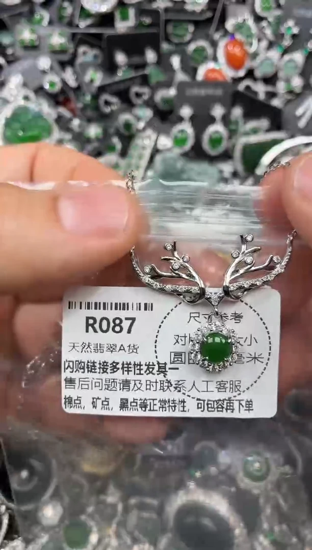 颈饰未镶嵌翡翠R087项链