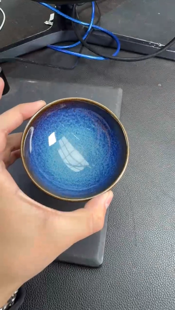 【闪购商品】茶盏建盏故事蔡炳昆柴烧盏50