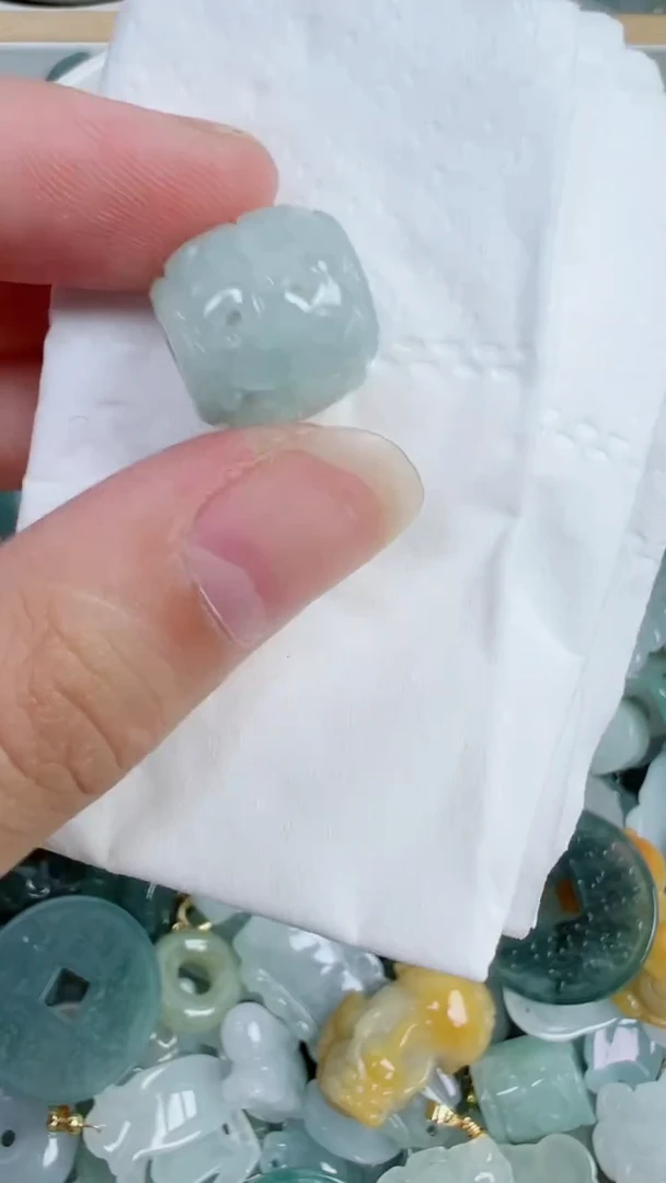 散珠翡翠485号链接，A货翡翠