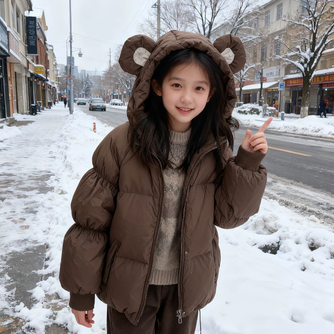 612高端专享冬款羽绒服咖色（老林专属）