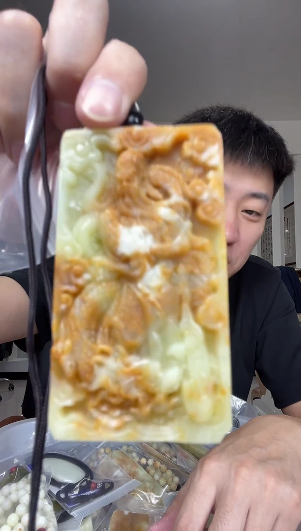 未镶嵌岫玉颈饰多样性发货一件