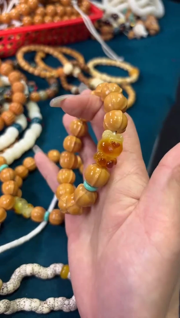 【闪购商品】菩提根/象牙果吊坠  12mm猴头鲨鱼背小熊单圈