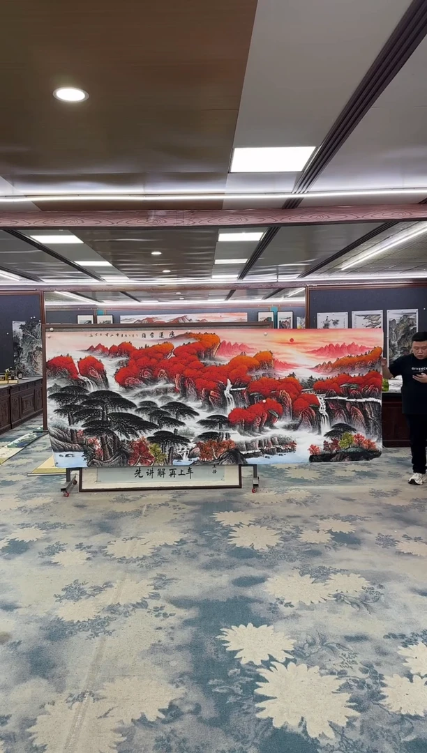 国画W-刘雪红-大丈二-山水国画