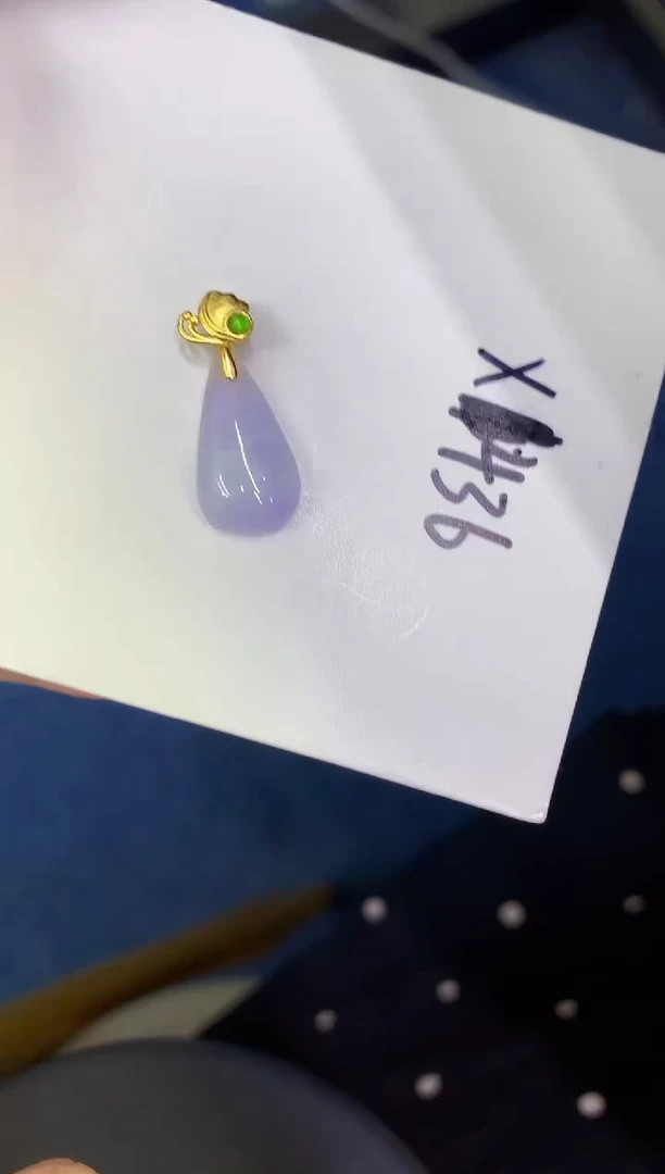 颈饰未镶嵌翡翠缅甸天然翡翠A货