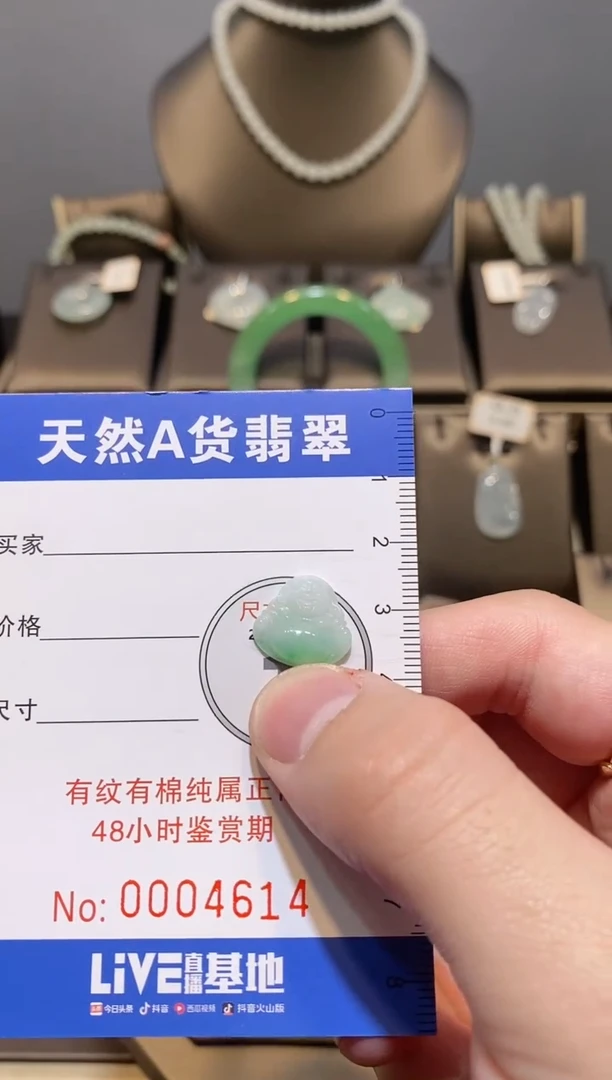 【闪购商品】翡翠颈饰未镶嵌纯天然A货翡翠一件