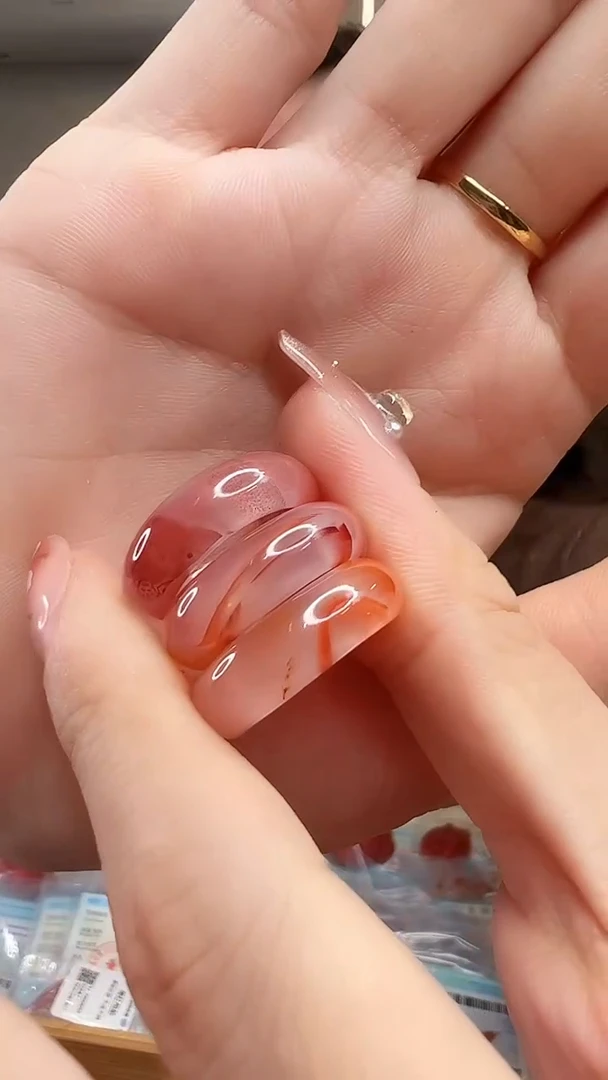 【闪购商品】南红玛瑙戒圈未镶嵌12#/多样性发其一