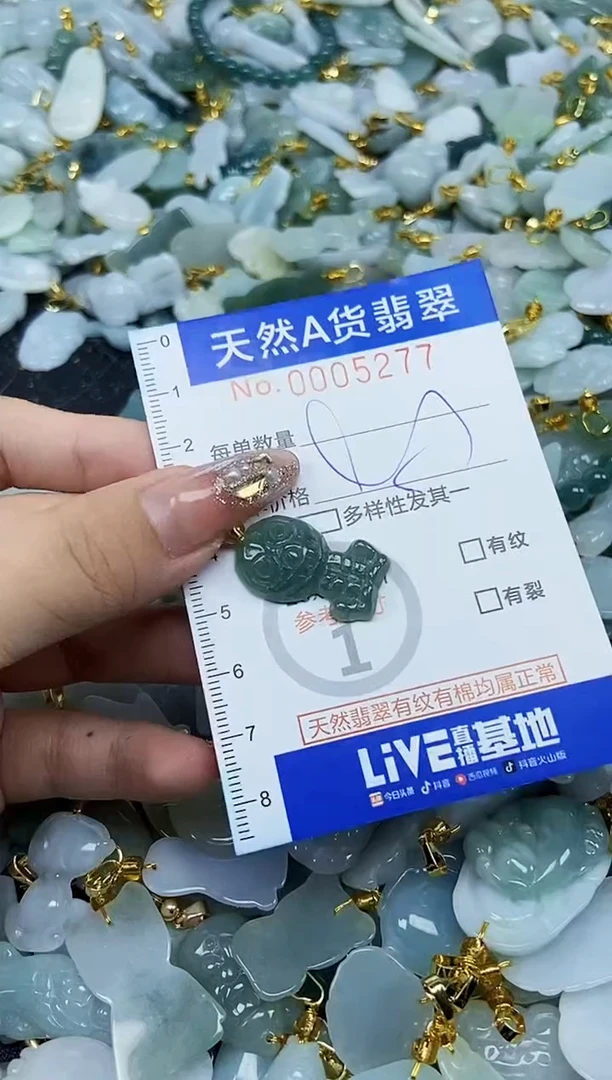 翡翠未镶嵌颈饰天然A货翡翠
