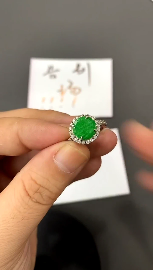 【闪购商品】翡翠戒指银S925镶嵌买断价