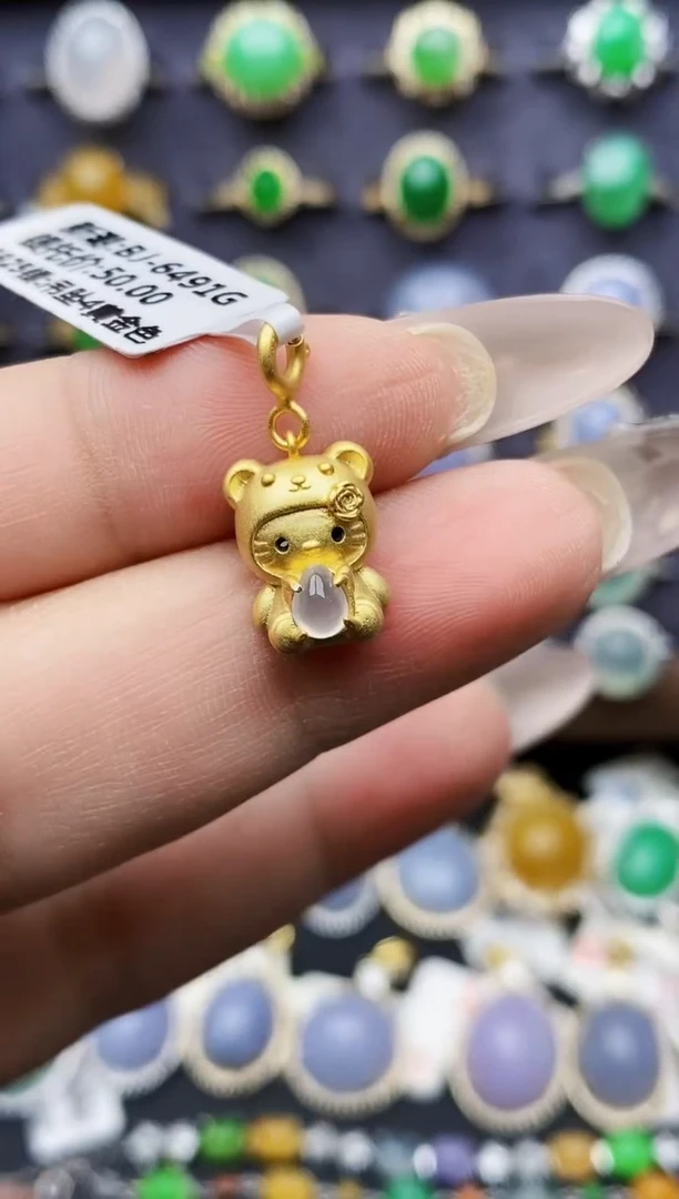 银S925镶嵌戒指翡翠1316