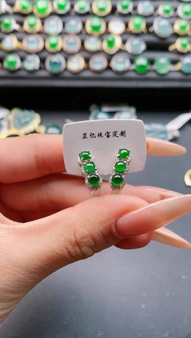 【闪购商品】翡翠戒指银S925镶嵌111111