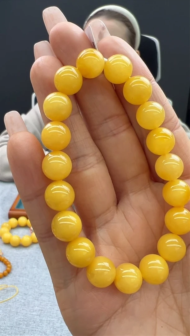 【闪购商品】琥珀手链未镶嵌398秒拍号