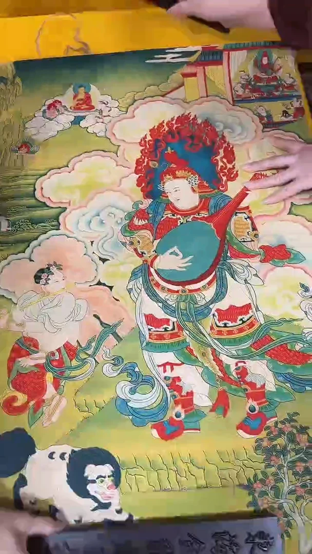 卷轴画绘画类唐卡 16071