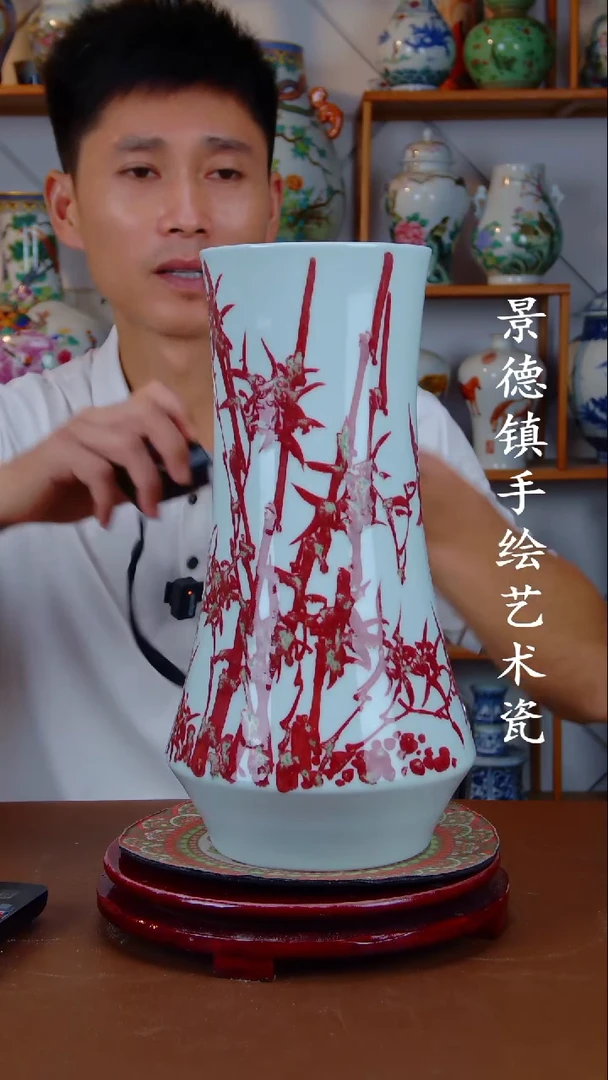 现代景德镇手工手绘陶瓷摆件47