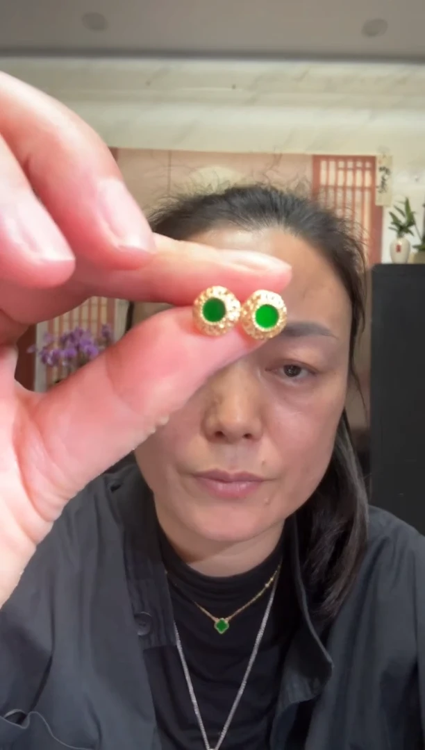 颈饰银S925镶嵌翡翠00002726