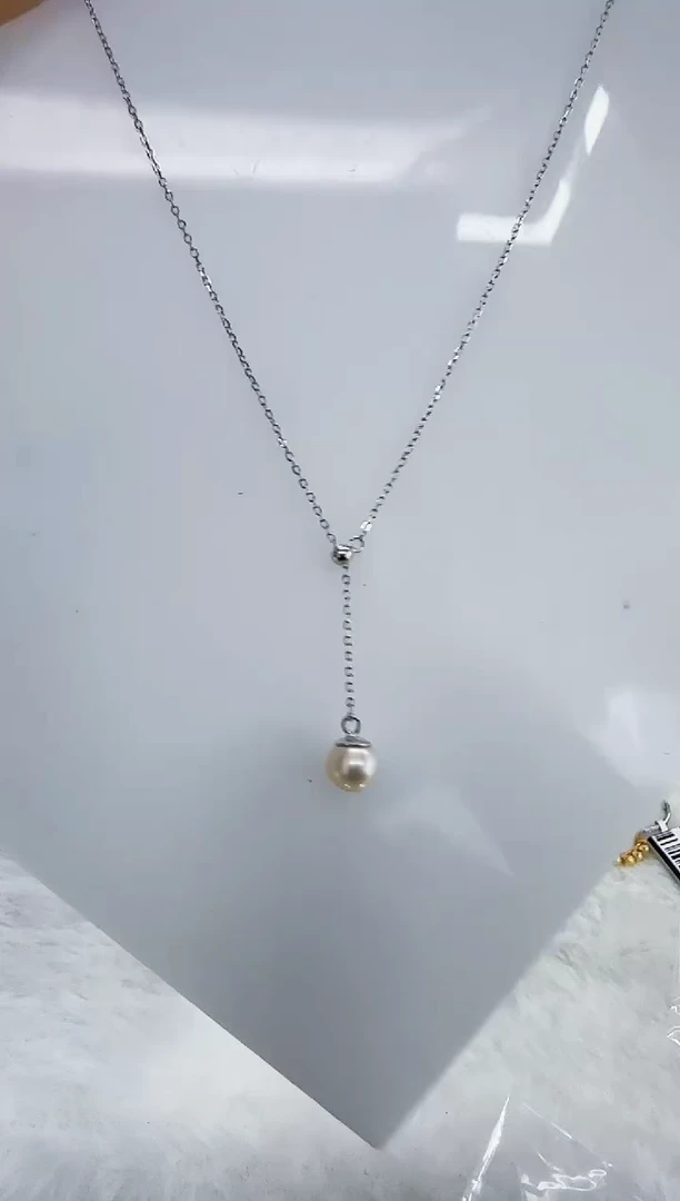 银S925镶嵌海水珍珠DA珍珠吊坠 a665