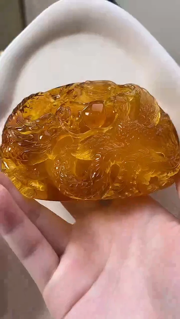 琥珀颈饰未镶嵌吊坠