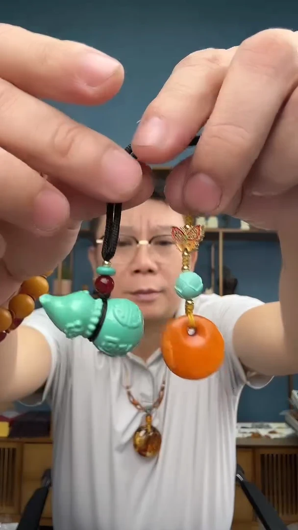 裸石琥珀未镶嵌微瑕介意勿拍