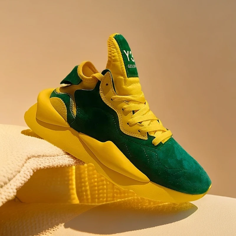 Y3GZCLSW夏时尚透气厚底潮流老爹鞋ins男绿色休闲增高百搭运动鞋