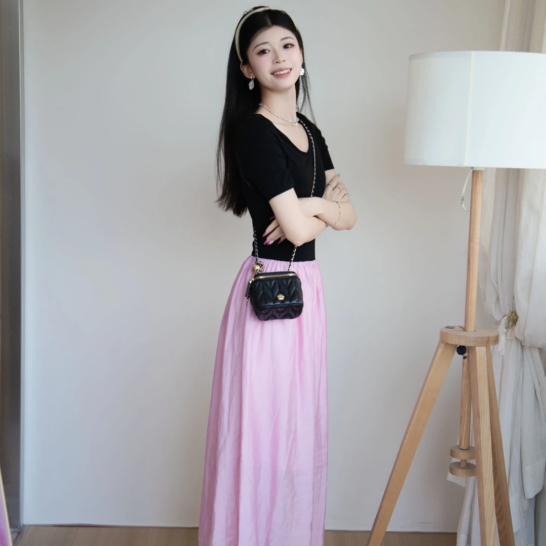 ON&ON/安乃安韩系气质圆领针织柔软亲肤A摆连衣裙N5SA16634257