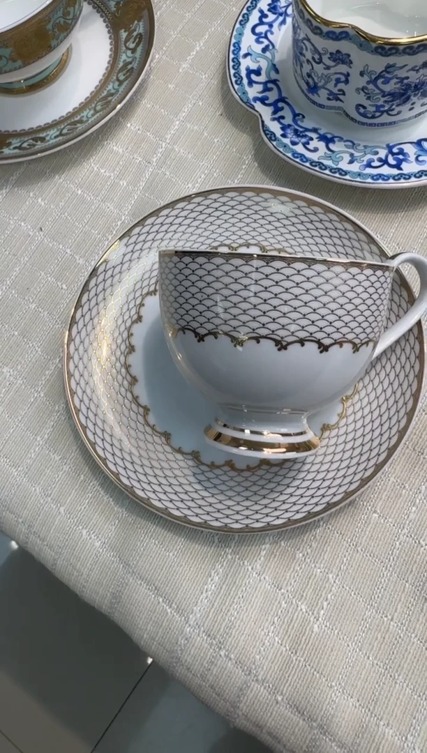 【闪购商品】瓷片咖啡杯碟福利款