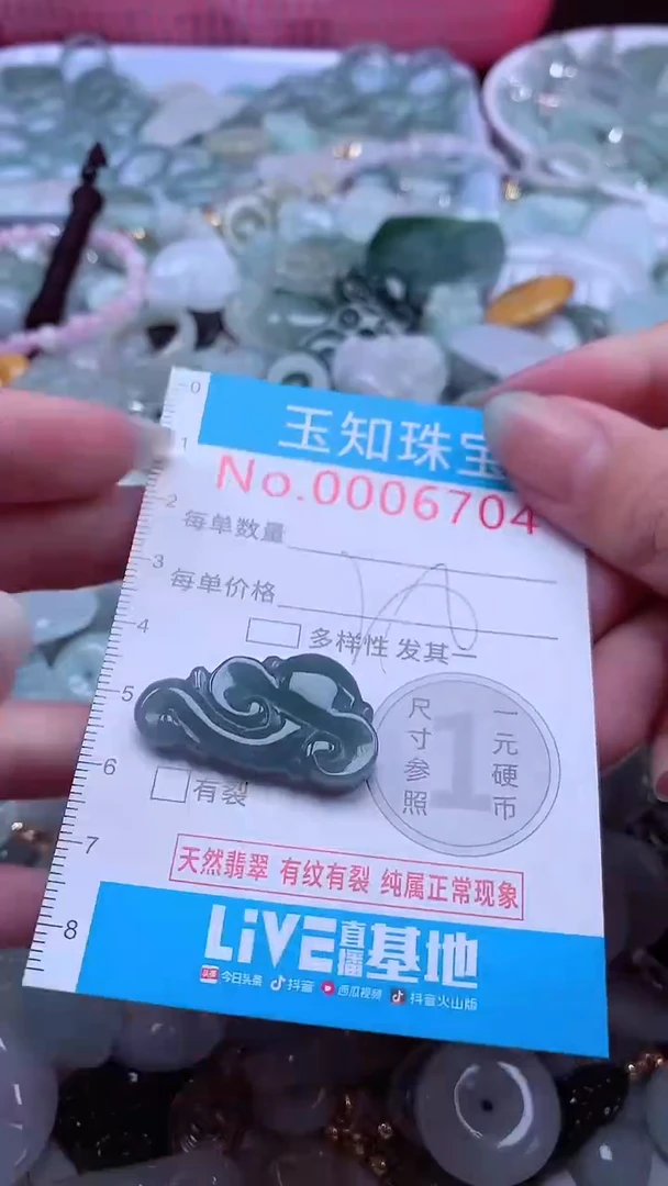 翡翠未镶嵌吊坠(不含链)67040