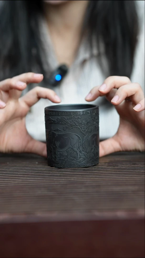 茶杯紫砂宜兴原矿紫砂茶具