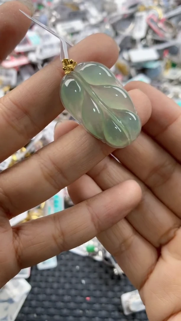 18K金镶嵌戒指翡翠151515-----3