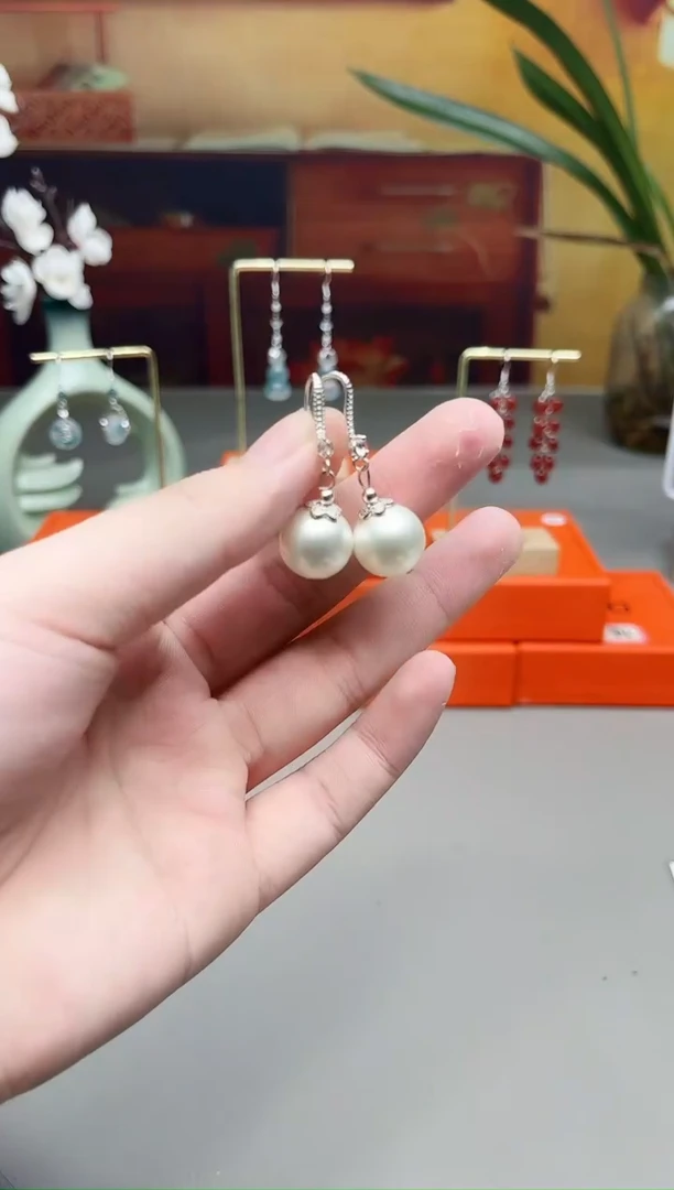 耳饰拼合珍珠（马贝珠）未镶嵌239