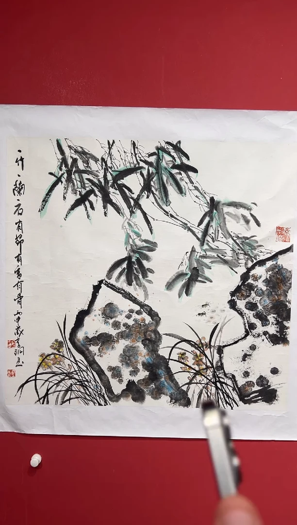 国画李纲-4平尺-国画作品-金