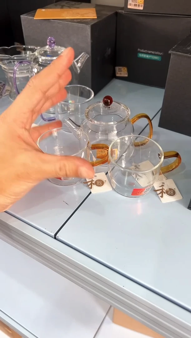 禾器言卿壶琥珀色加对杯