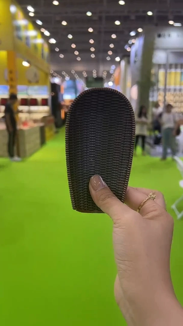 簸箕茶则/竹编纹古铜色/茶学入门器具