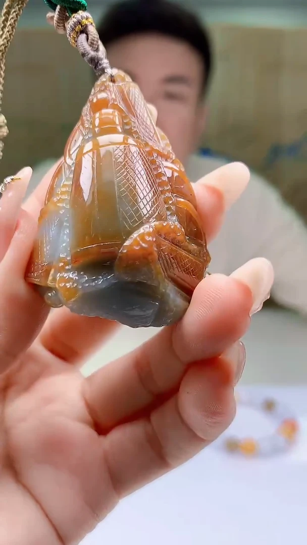 【闪购商品】定制翡翠未镶嵌4990ty-毛货挂件61