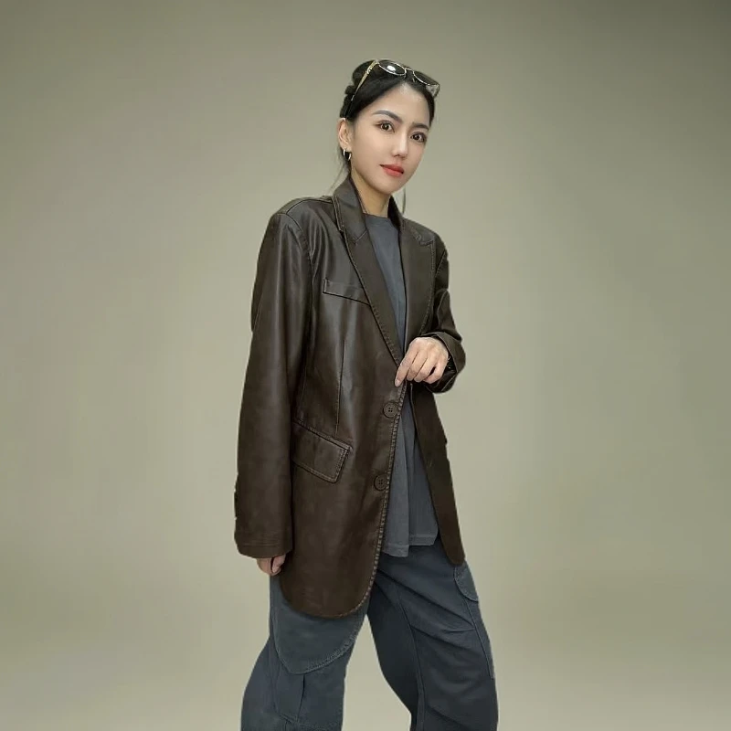 白姐同款皮衣西装款（8520）