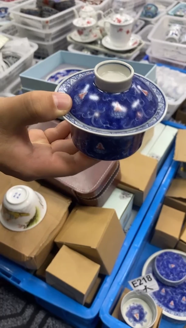 陶瓷景德陶瓷茶具容量约130