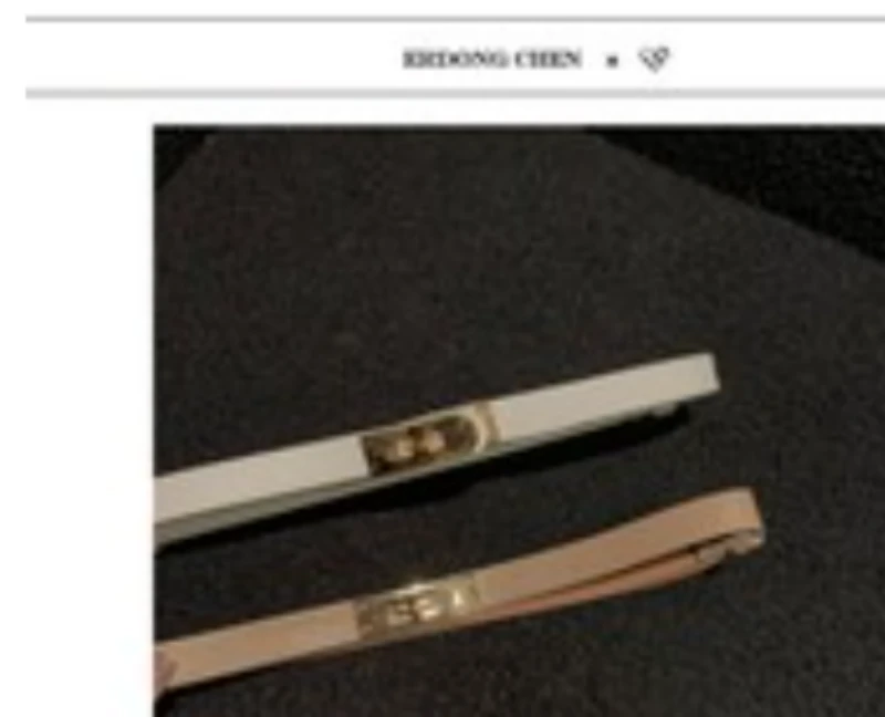 【ERDONG CHEN】奢感搭配王 装饰百搭精致束腰锁扣时尚腰带