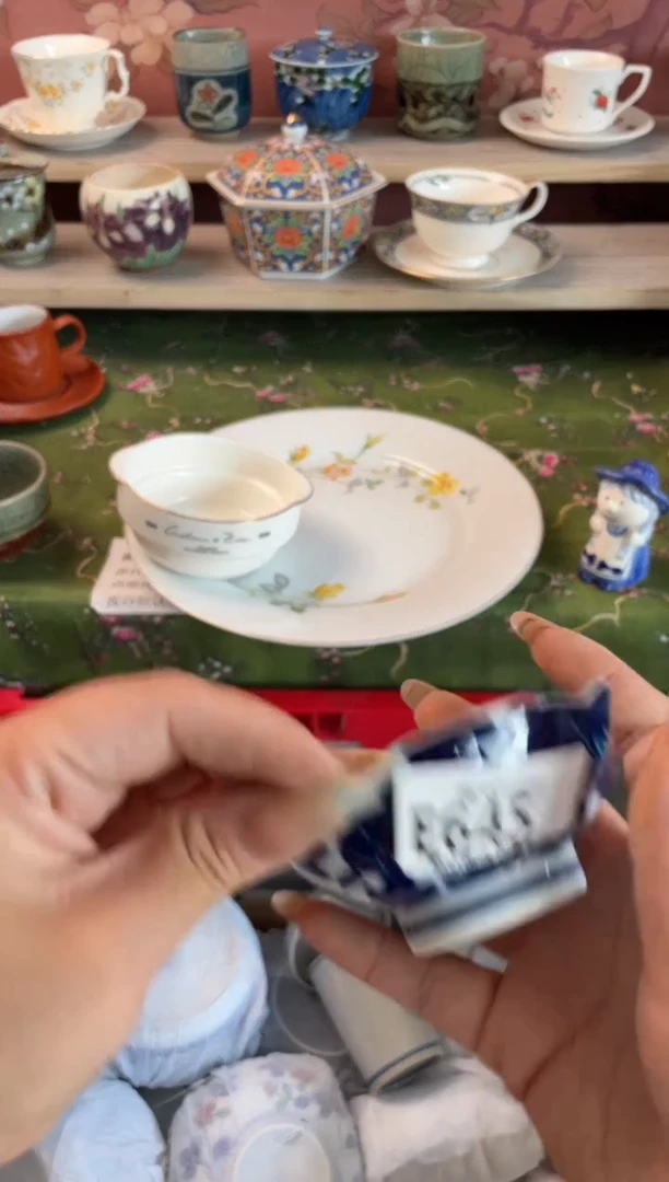 瓷片霞*霞瓷器瓷器E645