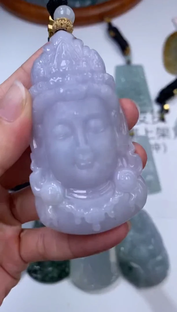 未镶嵌挂件翡翠304225      多人