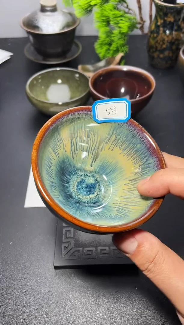茶盏58叶紫建盏