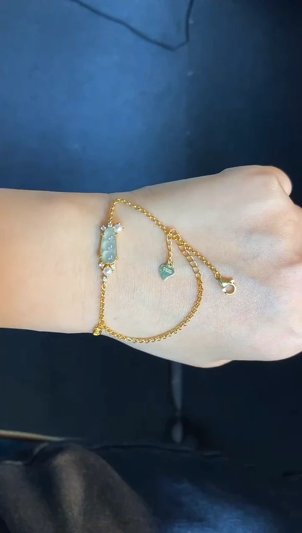 吊坠(不含链)银S925镶嵌翡翠1