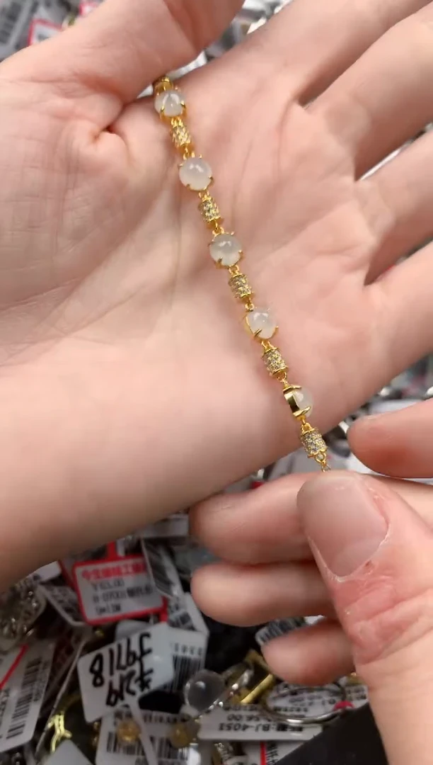 银S925镶嵌戒指翡翠555-----8