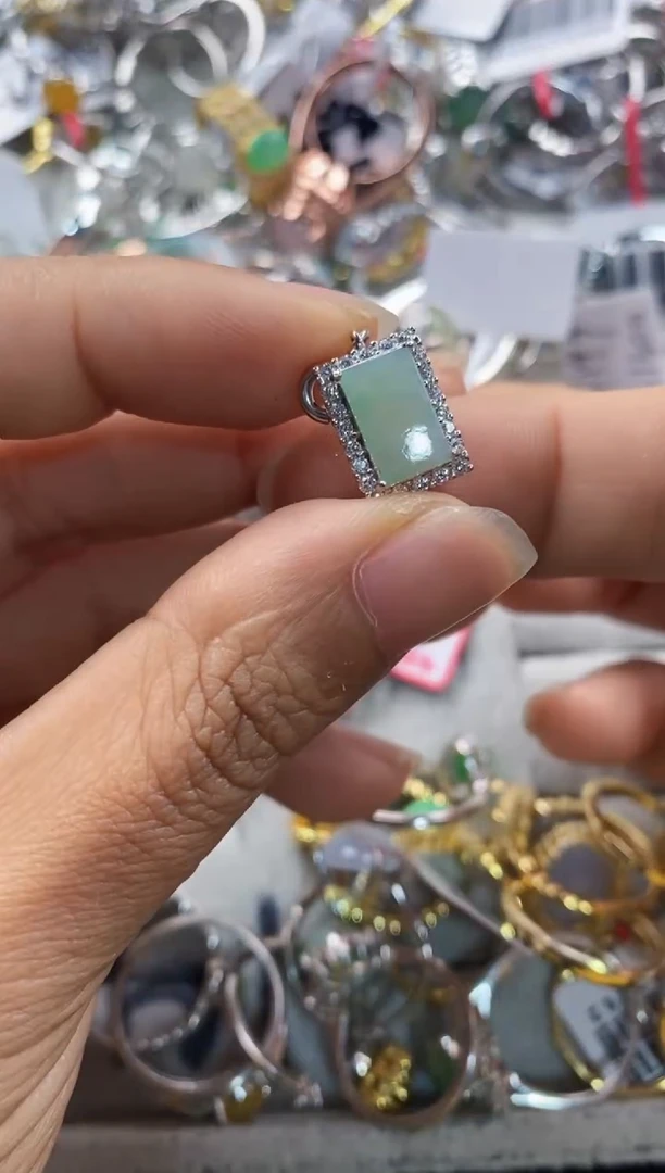 未镶嵌戒指翡翠2222----5